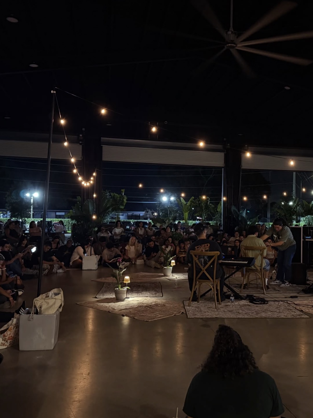 Worship night under the lights